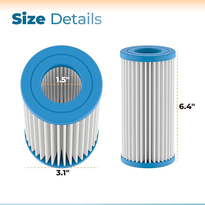 ANTOBLE 4 Pack PA0140 Micron Cartridges Replacement Parts Compatible with MarineLand Magnum Canister Filters and Polishing Internal Canister Filters, Fish Tank Aquarium Water Polisher