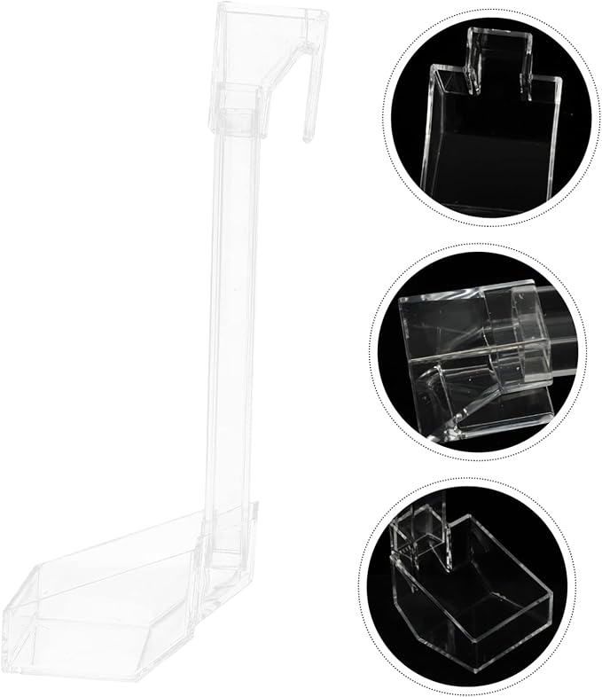 VANZACK Shrimp Aquarium Fish Feeder Acrylic Automatic Feeding Device for Fish Tanks Easy to Install and Clean Compact Design for Freshwater and Aquariums