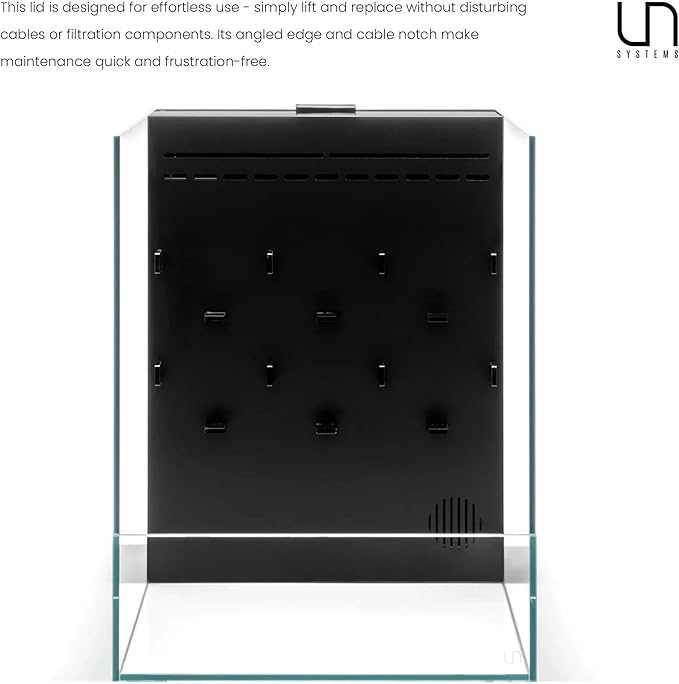 Ultum Nature Systems Chamber Lid Replacement – Compatible with Dual AIO Rimless Aquarium, Foresta 35E and 60E Paludarium - Durable Acrylic Filter Cover and Aquascaping Tools – Foresta 35E