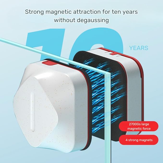 Magnetic Fish Tank 2-in-1 Clean Brush & Feeding Ring Eco Care Kit Aquarium Dirt Remover for Small Glass