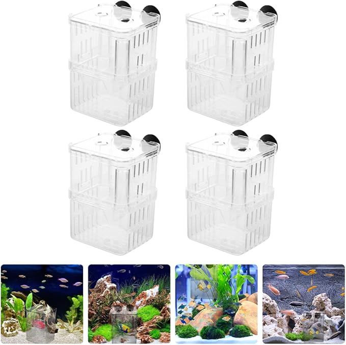 Fish Box, Fish Breeding Box Juvenile Breeding Aquarium Plastic Small