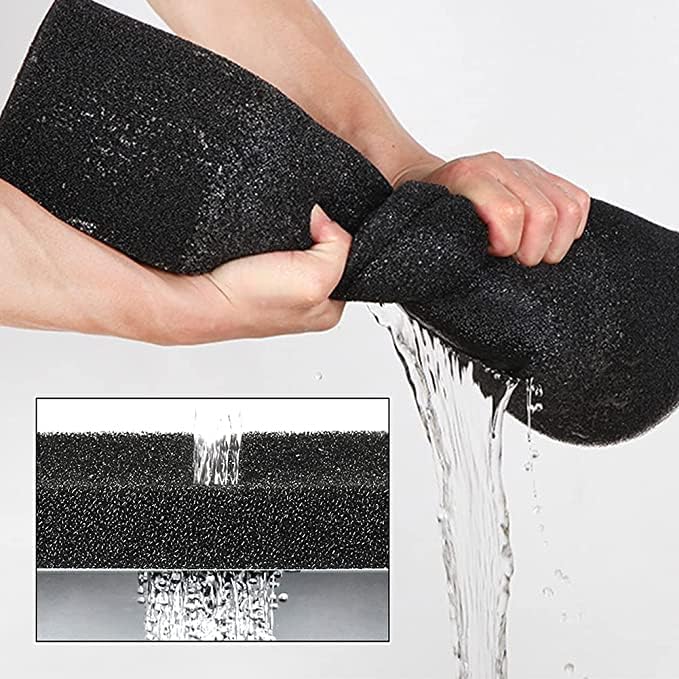 Wave Point Aquarium Bio Sponge Filter Media Pad Open Cell Foam Cut-to-fit Matten Filter Fish Tank Sump Divider 23.6" x 17" x 2" (20 PPI)