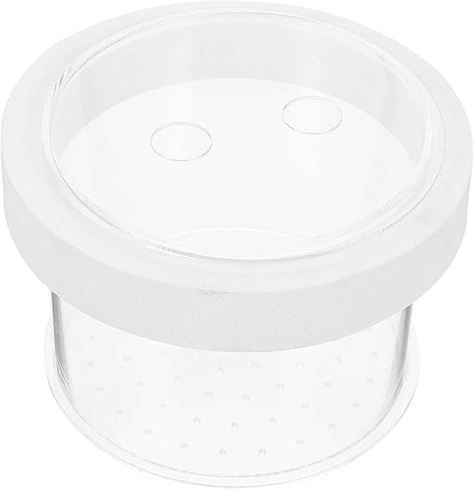 Ipetboom Fish Tank Separate Box Floating Aquarium Breeding Box with Lid 4.72X4.72X3.14In Acrylic Fish Isolation for Small Guppy Fry