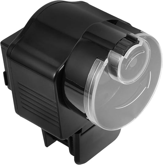 LIOOBO Automatic Fish Feeder for Aquarium Tank Programmable Auto Fish Food Dispenser Battery-Free Feeding Tool for Vacation and Daily Use