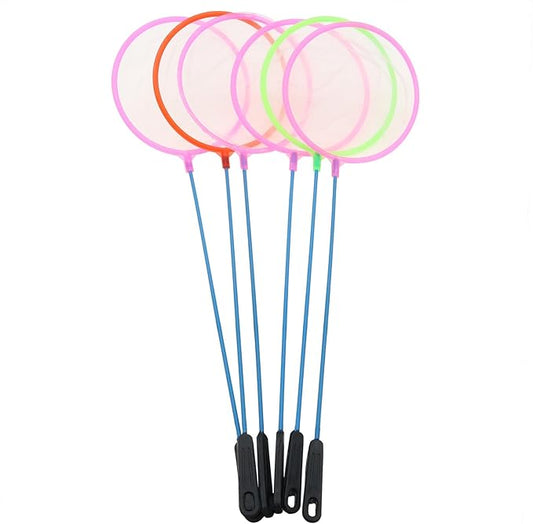 6PCS Aquarium Fish Net High Density Fish Tank Filter Fish Net for Fish Tank 10 cm Diameter Random Color