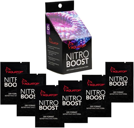 Aquatop Dry Nitrifying Bacteria 6 Packets/Box for Quick Aquarium Cycling