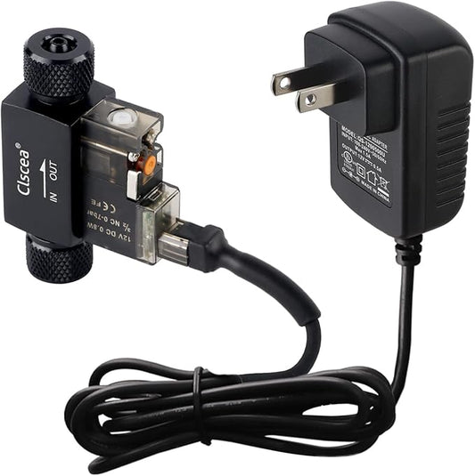 Inline CO2 Solenoid Valve Mini Low Temperature for Aquarium CO2 System