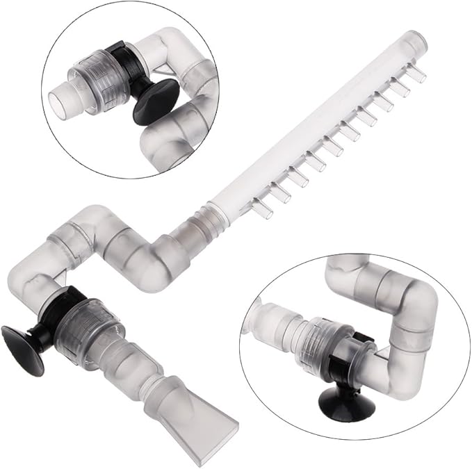 Fish Tanks Filter Tube Aquarium Outlet Outflow Tube External Canister Accessories Fits for Filter with 12mm Pipe Hose Connectors Adapter Garden Water Pipe Quick Hoses Connector Double Female