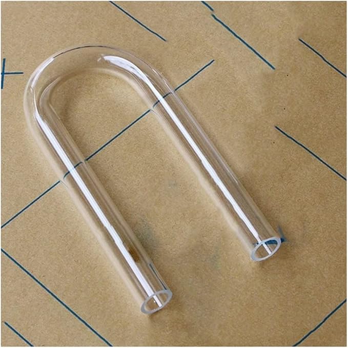 MOZTO 1pcs Aquarium Transparent U-Tube Acrylic Pipe Fittings Elbow Connector Fish Tank U-Shape Air Tube Fittings, for Garden Water Connectors O.D 20~32mm (Size : O.D 25mm)