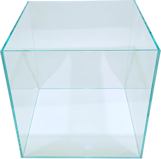 Lifegard Aquariums - 15 Gallon Cube Low Iron Ultra Clear Glass Tank 6mm - 15.63''X15.63''X15.63''
