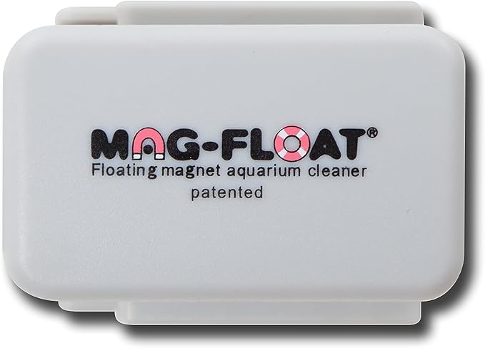 Mag-Float Small Glass Floating Algae Scraper 30 | Magfloat Magnetic Fish Tank Cleaner | Magnet Scrubber Brush Cleaning Tool for Aquarium