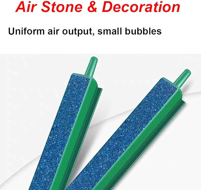 Air Stone Bar, Aquarium Aerator Bubble Diffuser with Air Pump Accessories Set,Bubble Release for Hydroponic Growing,for Fish,Seafood,Aquatic Products