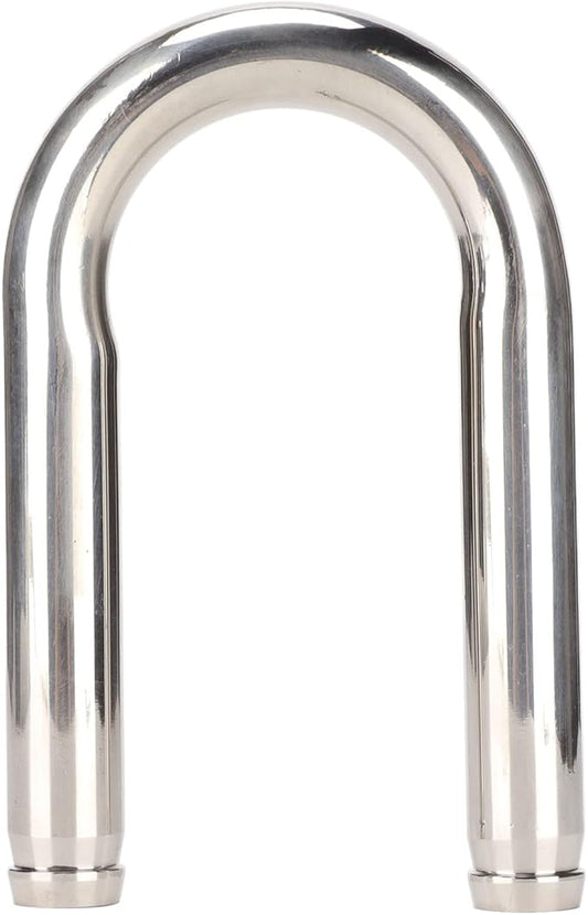 Zerodis Aquarium Pumps Pipe, Stainless Steel U Shape Fish Connector Easy to Install Aquarium Connecting Tube for Aquarium Air Pump Accessories (4 Points)