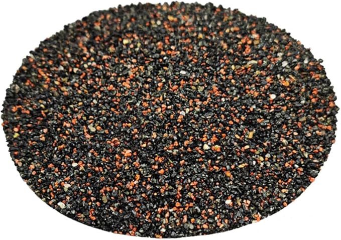 30g Crushed Stone Mini Crystal Chips Decorative Pebbles Gravel Irregular Gemstones Filling Gravel for Water Fountain Sand Landscape Fish Tank Garden (Mixed Black and Brown(0.5-1mm))