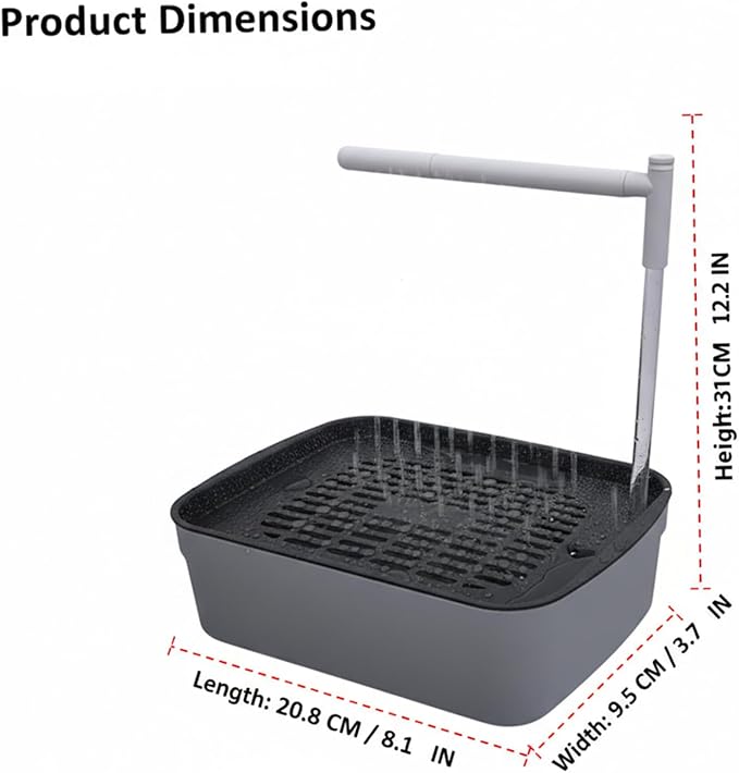 Aquarium Cleaning Tools Aquarium Gravel Cleaner, Manual Air-Press Fish Tank Vacuum with Extension Tubes & Clamp, Multifunctional Siphon Cleaner for Sand Washing
