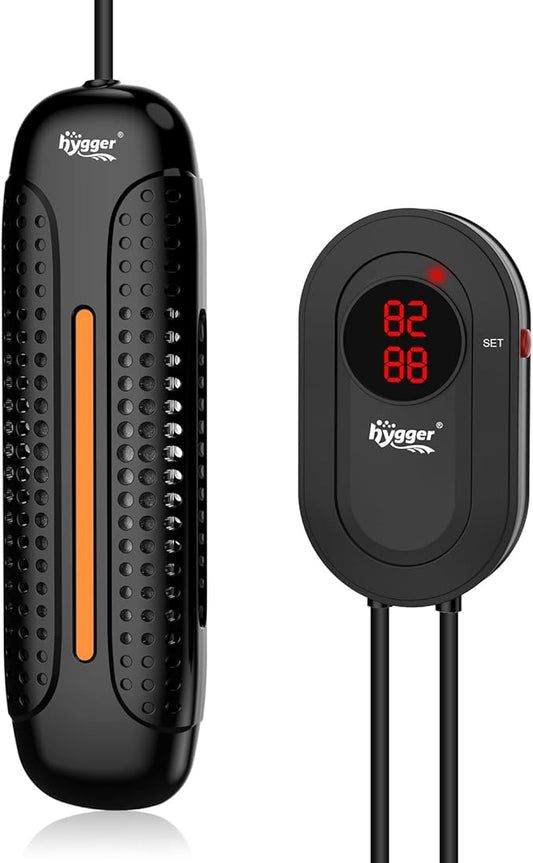hygger Aquarium Heater 1000W Fish Tank Heater with LED Controller, Multiple Safety Protections, Anti-Cooking Fish Alarm, Auto Stop Heating Protection, for 105-238 Gallon Freshwater Saltwater Tank