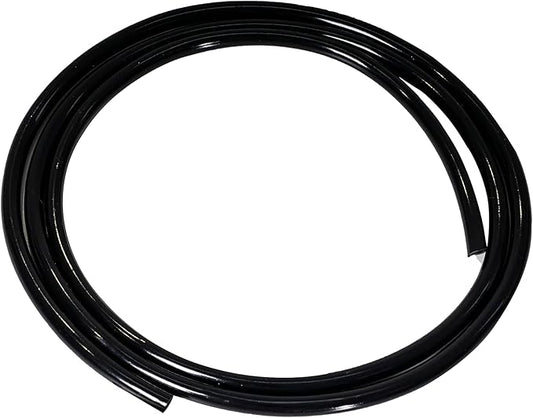 Feelers Black PVC Vinyl Tubing 1/4" ID x 3/8" OD Water Fish Tank Aquarium Air Line Lightweight Hose BPA Free, 32.8 Feet