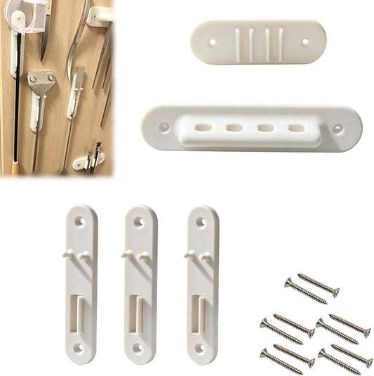 Aquarium Tool Holder Set Compatible with ADA Pro Brushes Pinsettes and Sand Flattener Wall Mount Organizer for Aquascaping Tools Fish Tank Storage Rack