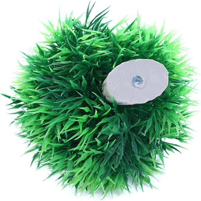 Artificial Aquatic Plastic Plants Aquarium Decorations, Artificial Seaweed Ball Fish Tank Ornament Decor, Fish Tank Decorations Home Décor (red)