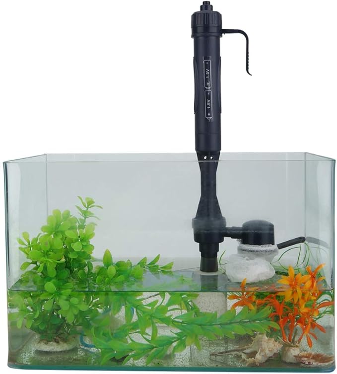 Cocoarm Fish Cleaner, Aquarium Gravel Cleaner Change Water with Water Adjustment Use for Fish Cleaning, Wash Sand