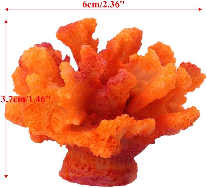 Resin Coral Ornaments - Artificial Decorations for Tank Landscaping Accessories