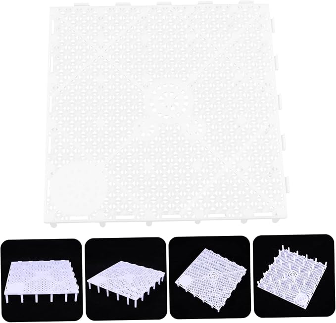 10pcs Fish Tank Isolation Plates Sand Divider Board for Aquarium Bottom Pad for Gravel Bed Strong Support and Easy Installation for Aquatic Environments