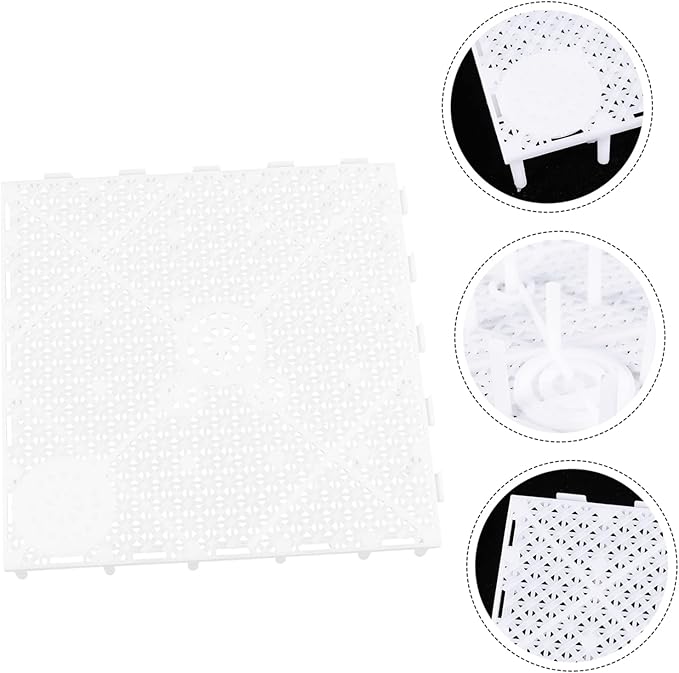 10pcs Fish Tank Isolation Plates Sand Divider Board for Aquarium Bottom Pad for Gravel Bed Strong Support and Easy Installation for Aquatic Environments