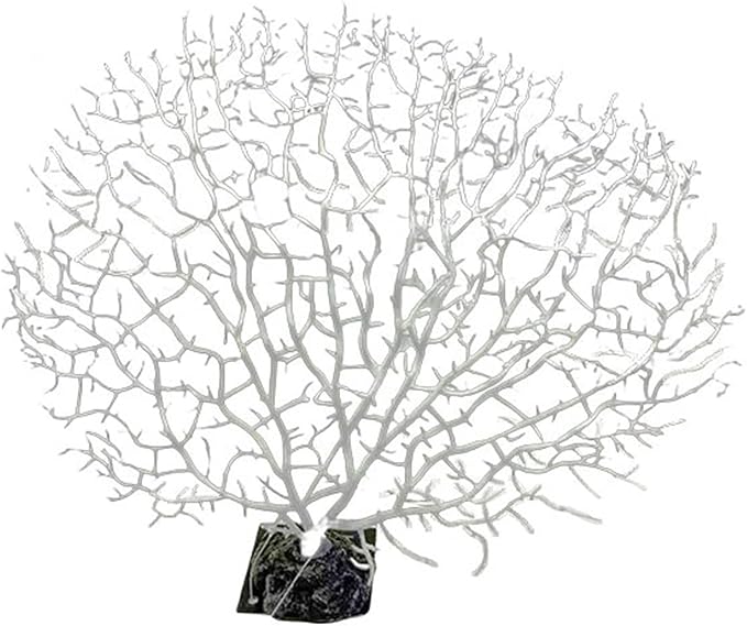 Lily Brown Artificial Coral Branch Faux Coral Aquariums Ornament Fish Tanks Landscape Sea Fan Coral Decorations Artificial Coral Branch