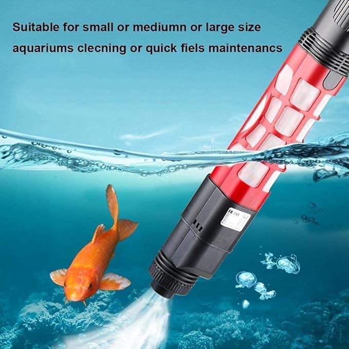 Accessory Set Electric Aquarium Gravel Cleaner Vacuum, Sludge Extractor Aquarium Fish Tank Water Changer Automatic Gravel Cleaner Aquarium Cleaner Kit Vacuum Siphon Pump for Sand Washing Aquari