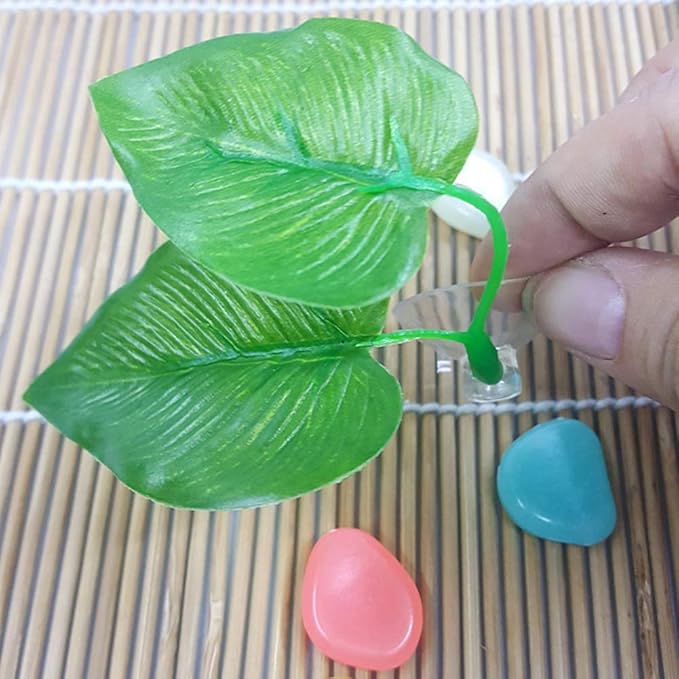 Pet Supplies Animals Toys Artificial Plant Leaf Betta Hammock Fish Tank Spawning Rest Bed Aquariums Decor