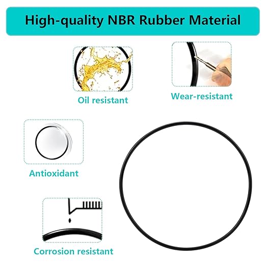 A20063 Aquarium Filter O-Ring, Replacement A20064 Orings for 304, 305, 306, 307, 404, 405, 406, 407 Seal Ring Gasket for Canister Filters