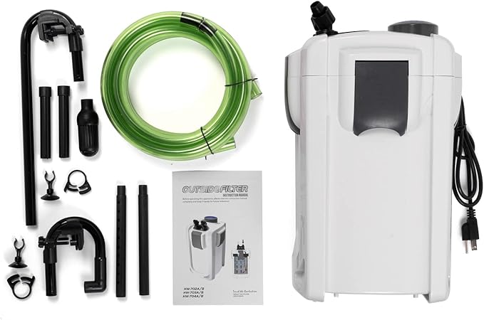 SUNSUN HW-703B 370GPH Canister Aquarium Filter with Meida Kits