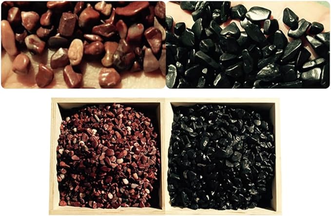 30g Crushed Stone Mini Crystal Chips Decorative Pebbles Gravel Irregular Gemstones Filling Gravel for Water Fountain Sand Landscape Fish Tank Garden (Crystal Ab(3-6mm))