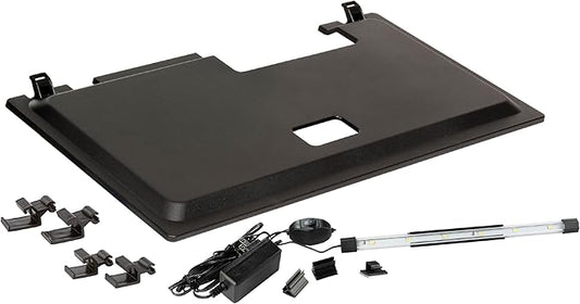 Tetra LED Aquarium Hood 20 in x 10 in, Low-Profile Fish Tank Cover with Hidden Lighting