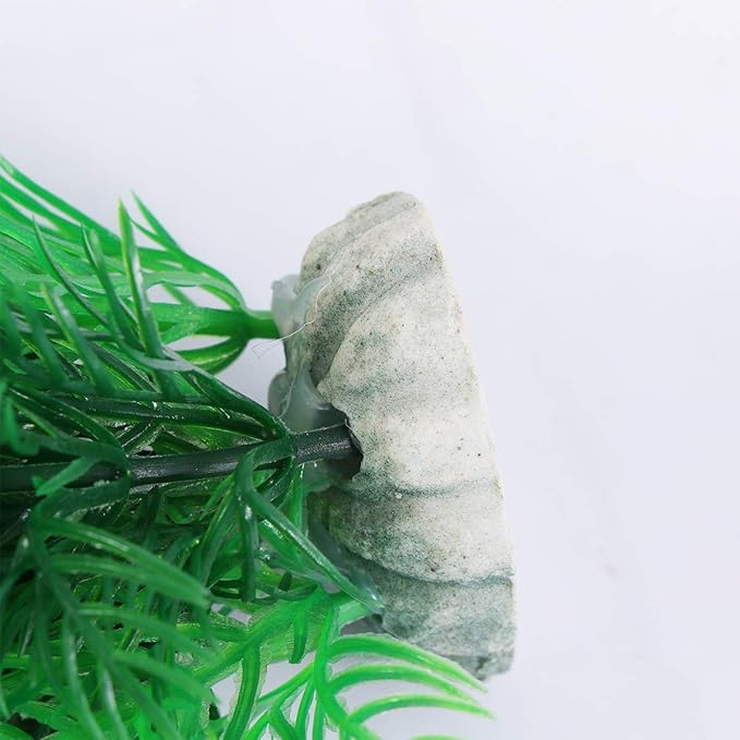 5 Pcs Artificial Plastic Plant Green Aquarium Fish Tank Underwater Plant