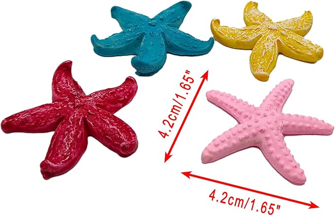 Aquarium Castle Decor with Artificial Starfish & Coral, Pink Fish Tank Accessories for Aquascape Enthusiasts, Sand Table DIY