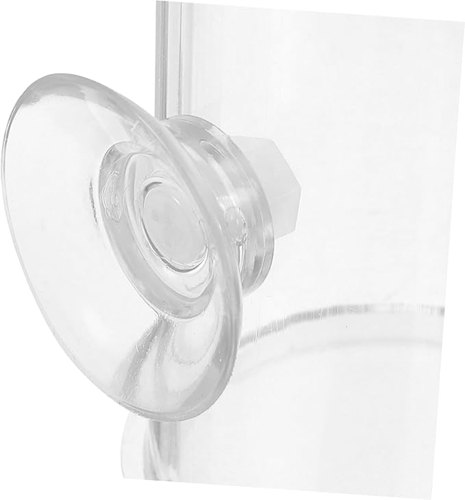 UPKOCH Aquarium Feeding Tool Acrylic Fish Feeder with Cup for Guppies and Shrimp Semi-Automatic Feeding for Home Office and Hotel Fish Tanks