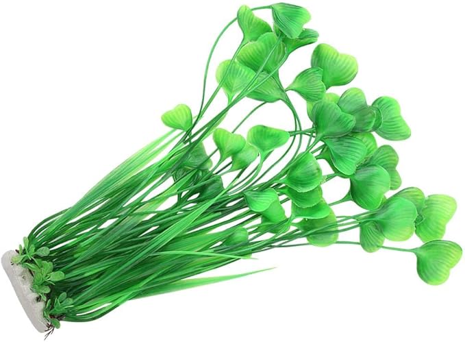 Artificial Water Plant,Aquarium Plastic Plant,Ornament for Aquarium Underwater/Fish Garden Lands(Green)
