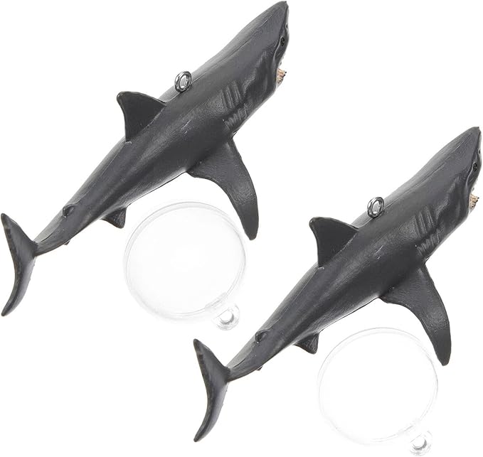 Beaupretty 2 Sets Fish Decoration Fish Tank Floating Decorations Fish Tank Accessories Sharks Aquarium Layout Prop