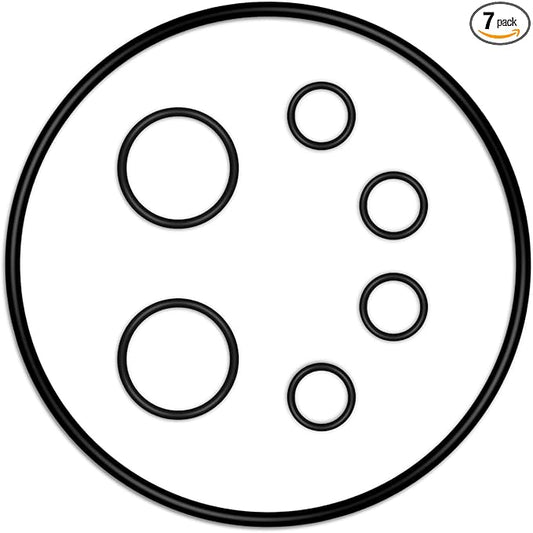 ETZ O-Ring Seal Kit for Fx5/Fx6 Aquarium Cartridge Filter, Fit for Fluval A-20207, A-20210, A-20212 Aquarium Filter Seal Ring Replacement
