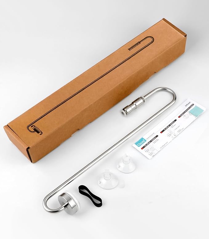 Aquarium Stainless Steel CO2 Diffuser Widen Hook, DCW300-30