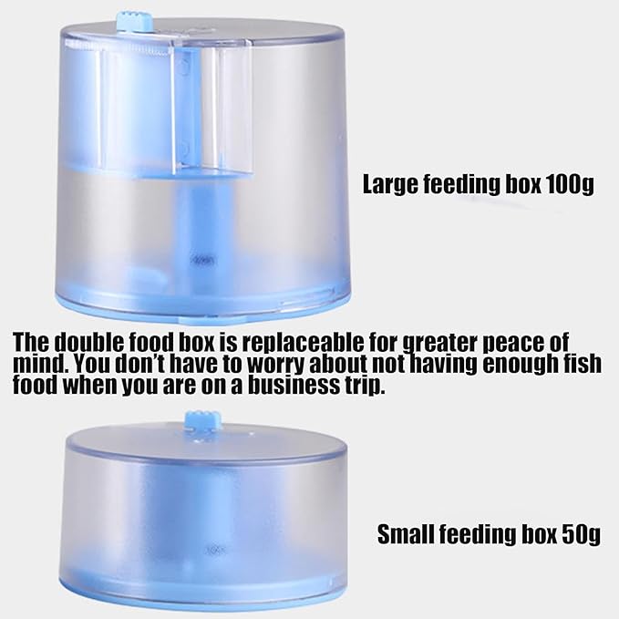 Auto Fish Feeder - Precision Adjustable Timer Stable Food Dispenser,Aquarium Auto Feeder | for Home Dorm Office Apartment Bedroom Betta Turtle Goldfishes Koi