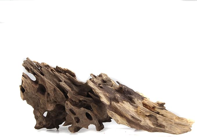 emours Driftwood Branches Reptiles Aquarium Decoration Assorted Size,(5.5-8 inch in Length),4 Pieces (Shrimp Wood)