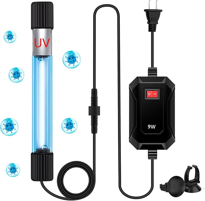 TAISHAN Aquarium Clean Light - 3W to 13W Algae Removal With Timer, Waterproof for Fish Tank, Pond, Swimming Pool