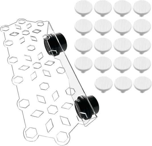 Aquarium Choice Coral Plug Holder - Magnetic Coral Frag Rack (19 Frag Plugs)