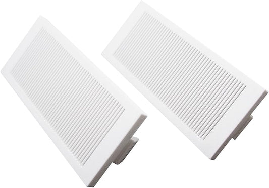 Aquameta Aquarium Intake Cover | Fluval Filter Protects Your Aquatic Inhabitants | PETG Easy Clip-On Snap Fit | Intake Screen Designed for Fluval Flex 9G/15G - White