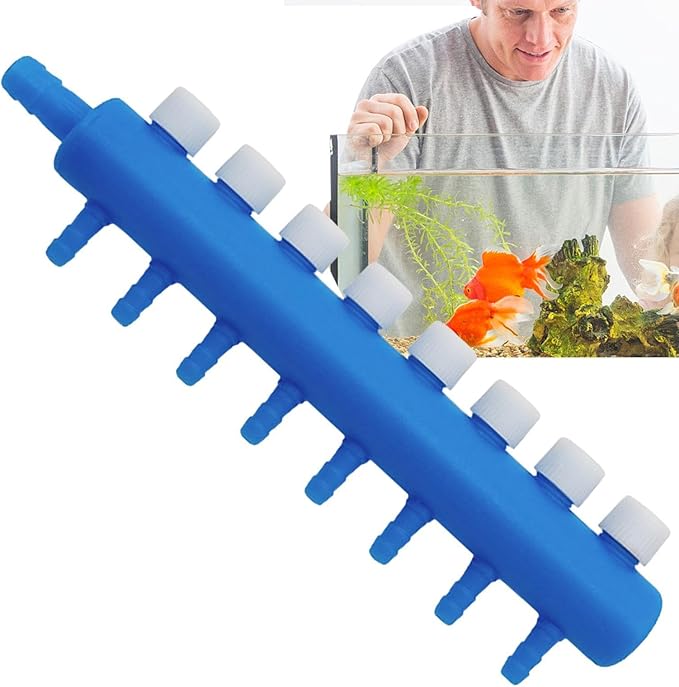 Fish Tank Air Valve – Multi Way Air Flow Controller, Aquarium Airline Tube Splitter | Adjustable Tube Joiner Systems For Aquascapings, Bubble Stones, Tank Filters, Aeration Lines And Water Systems