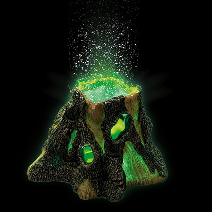Hydor H2Show Green Stump/Log Kit - Green LED with Bubbles