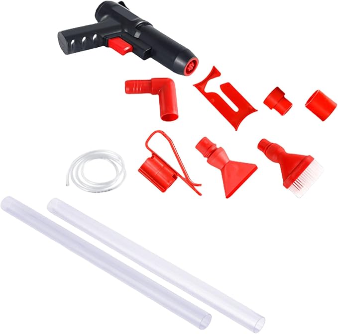 Peiiwdc Aquarium Sand with Removable Debris Collector for Tanks Maintenance Adjustable Aquarium Gravels