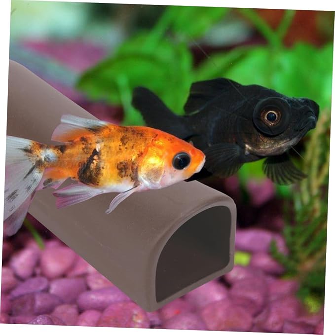 NOLITOY 1pc Fish Shelter Habitat Decoration for Aquariums Flat Bottom Fish Tank Ornament Sands Props for Shrimp Breeding and Natural Environments
